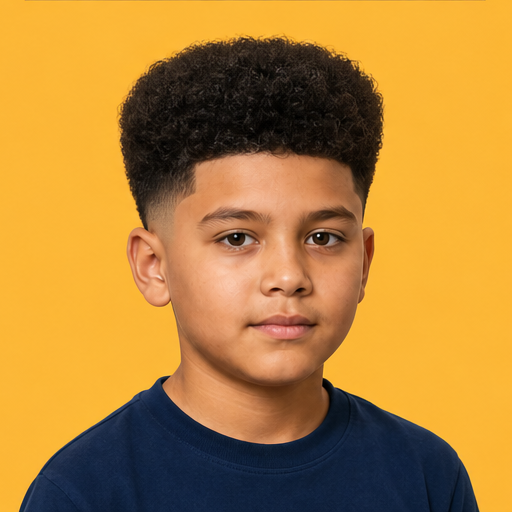 Afro High-Top Low Fade